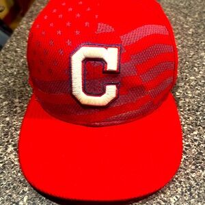 A 7 3/8 fitted Cleveland Guardians, Fourth of July edition at
